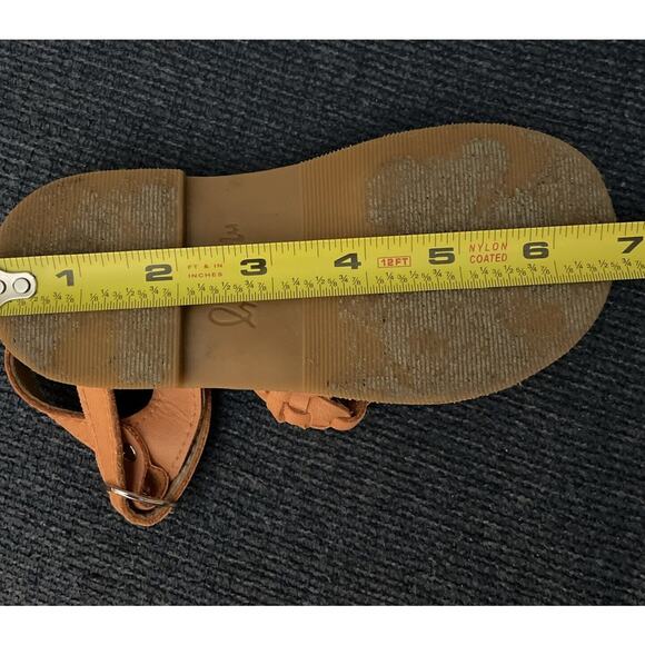 Monkey Feet Leather Sandals Toddler Size 2/3 Peachy Pink Gorgeous Condition - Picture 11 of 13